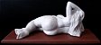 Genezio Gomes Barbosa - Escultura em Pó de Mármore, Assinada, Figura de Mulher - Imagem 4