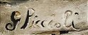 G. Piccioli - Placa em Metal Espessurada a Prata, Assinada, Releitura de Monalisa, Leonardo da Vinci - Imagem 2