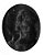 Medalhão de Metal - Placa em Bronze c/ Relevo, Efigie de Raffaello e Fornarina - Imagem 3