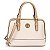 Bolsa Satchel Grande Bicolor 46141-211 - Bege - Coleção WJ Acessórios - Inverno 2025 - Imagem 1
