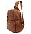 Mochila Grande Com Bolso Frontal Monograma 46160-023 - Caramelo - Coleção Inverno 2025 - WJ Acessórios - Imagem 4