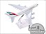 Avião Miniatura - Airbus A380-800 Emirates - Em Metal - Imagem 4