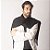 Pashmina Masculina 100% Lã da Kashmira Preta Texturizada - Imagem 3
