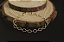 PULSEIRA FOLHEADA A OURO 18K OVAL TRABALHADA - Imagem 1