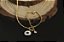 PULSEIRA CORDA FOLHEADA A OURO 18K OLHO GREGO - Imagem 1