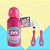 Kit Garrafinha Infantil Inox Squeeze Água 400 Ml+ Kit Talher Colher e Garfo - Imagem 3