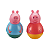 Peppa Pig - Pack Com 2 Weebles - Peppa E George - Imagem 2
