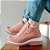 -Bota  Lanin Nobuck Rose Peluciada Com Lã - Imagem 1