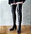 Bota Over The Knee Preta Agnes Stretch - Imagem 3