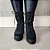 -Bota Alice Peluciada Lã Pelinhos Coturno Feminino Forrado - Imagem 2