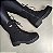 -Bota Alice Peluciada Lã Pelinhos Coturno Feminino Forrado - Imagem 4