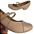 Sapato Conforto Firezzi Boneca Joanete Salto Baixo 7887 Bege - Imagem 9