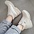 - Bota Lanin Napa Off White Peluciada Com Lã Pelinhos Tênis - Imagem 3