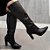 -     Bota Feminina Longa Croco Salto Alto 247604 - Imagem 3