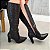 -     Bota Feminina Longa Croco Salto Alto 247604 - Imagem 5