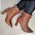 -              Bota Feminina Elegante Mendoza Salto Alto Bico Fino - Imagem 9