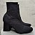 -    Bota Feminina Lima Knit Salto Bloco Alto - Imagem 1