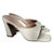 Tamanco Caiena Salto Bloco Alto Elegante Enfeite Metal - Imagem 17