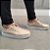 Tênis Casual Feminino Em Couro Legítimo Parvas Flat - Imagem 15
