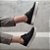 Tênis Casual Feminino Em Couro Legítimo Parvas Flat - Imagem 10