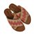 Rasteirinha Feminina Roses Tiras Cruzadas Corda Palha Chinelo Natural - Imagem 12