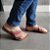 Rasteirinha Feminina Roses Tiras Cruzadas Corda Palha Chinelo Natural - Imagem 6