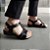 Sandália Feminina Super Conforto 266446 Enfeites Metalizados - Imagem 10