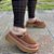 Mule Feminino Tarma Peluciado Forrado Inverno Camurça Chic - Imagem 2