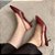 Slingback Feminino Almeria Couro Legítimo Salto Fino Médio - Imagem 7