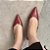 Slingback Feminino Almeria Couro Legítimo Salto Fino Médio - Imagem 6