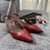 Slingback Feminino Almeria Couro Legítimo Salto Fino Médio - Imagem 15