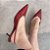 Slingback Feminino Almeria Couro Legítimo Salto Fino Médio - Imagem 5