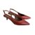 Slingback Feminino Almeria Couro Legítimo Salto Fino Médio - Imagem 19