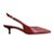 Slingback Feminino Almeria Couro Legítimo Salto Fino Médio - Imagem 17