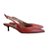 Slingback Feminino Almeria Couro Legítimo Salto Fino Médio - Imagem 18