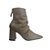 Bota Feminina Ronda Slouch Couro Bico Fino Salto Alto Bloco - Imagem 17