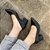 Scarpin Feminino Vega Bico Fino Couro Legítimo Salto Bloco - Imagem 11