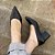 Scarpin Feminino Vega Bico Fino Couro Legítimo Salto Bloco - Imagem 10