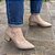 Scarpin Feminino Vega Bico Fino Couro Legítimo Salto Bloco - Imagem 8