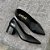 Scarpin Feminino Vega Bico Fino Couro Legítimo Salto Bloco - Imagem 14