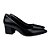 Scarpin Feminino Vega Bico Fino Couro Legítimo Salto Bloco - Imagem 19