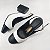 Slingback Preto e Branco Passadena - Imagem 2