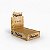 Caixa de Seda Papelito Brown Mini Size com 25 und - Imagem 1