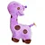 Girafa de pelucia pet toy  cores diversas - Imagem 3