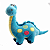 Dinossauro de pelucia pet toy - Imagem 3