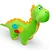 Dinossauro de pelucia pet toy - Imagem 4