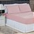LENÇOL CASAL ESPECIAL DE MALHA 03 PEÇAS ROSA QUARTZ - 1909 - Imagem 1