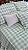 JOGO DE LENÇOL QUEEN FARM HOUSE 04 PEÇAS MALHA ESTAMPADA XADREZ VERDE - Imagem 6