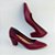 Modelo LORENA, Scarpin Fechado Couro vinho - Imagem 2