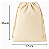 Saquinho Ecobag Tecido 100% algodão Medida 17 largura x 25 Altura Cordão Duplo - Imagem 4